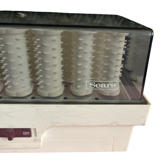 Sears Electric Hair Setter Curler Set 20 Rollers‎ with Clips Vintage Retro Style - Picture 2 of 16